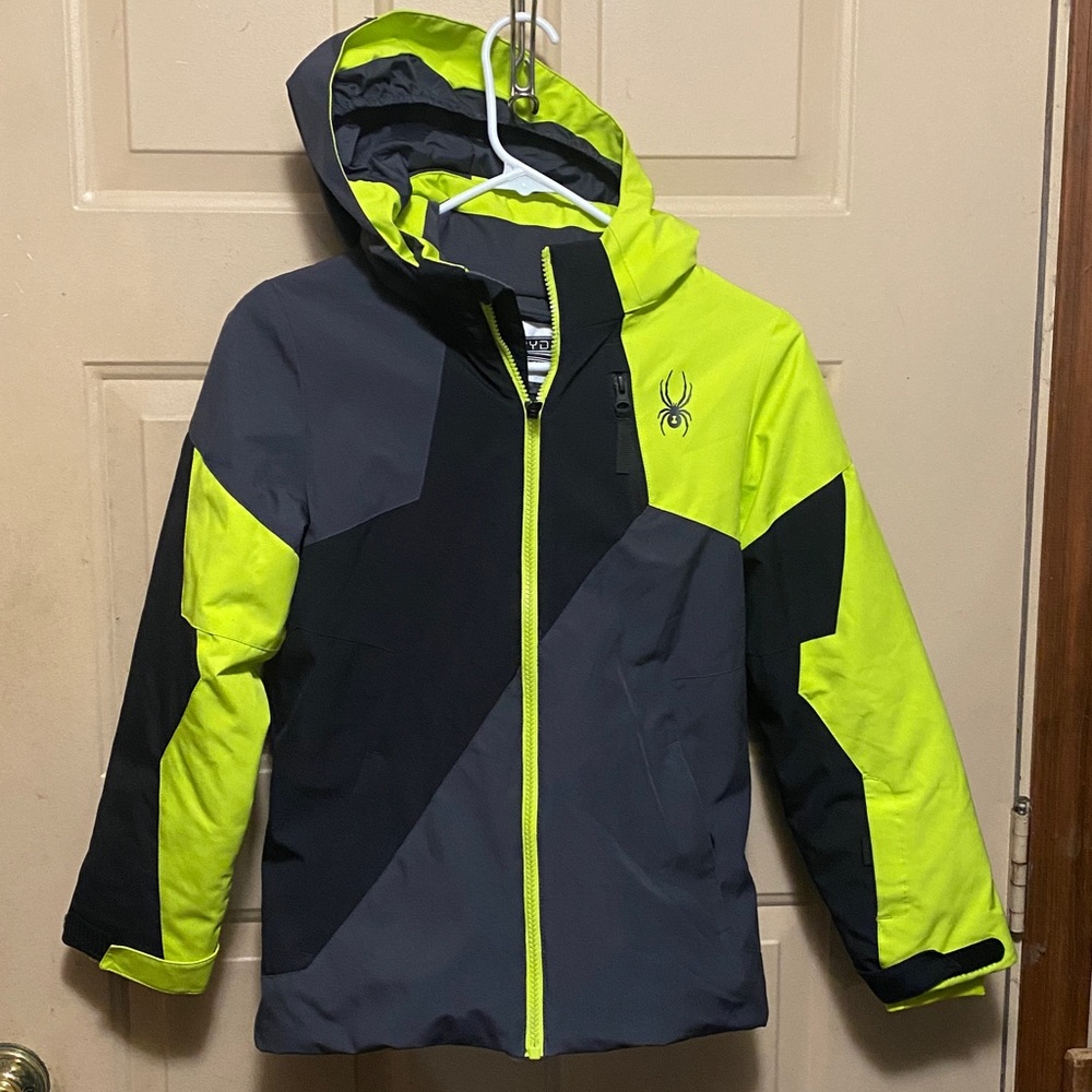 Kid’s Yellow and Black Spyder Ski/Snow Jacket